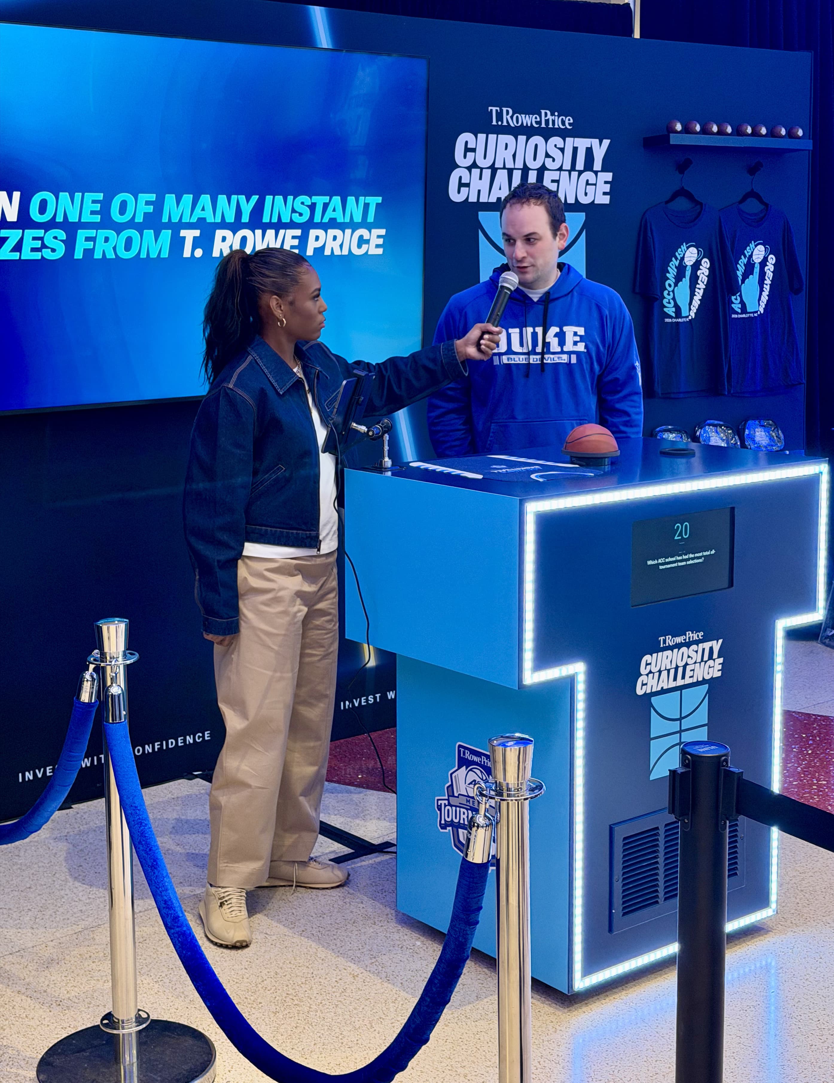 Game On: T. Rowe Price Interactive Podium Experience 2