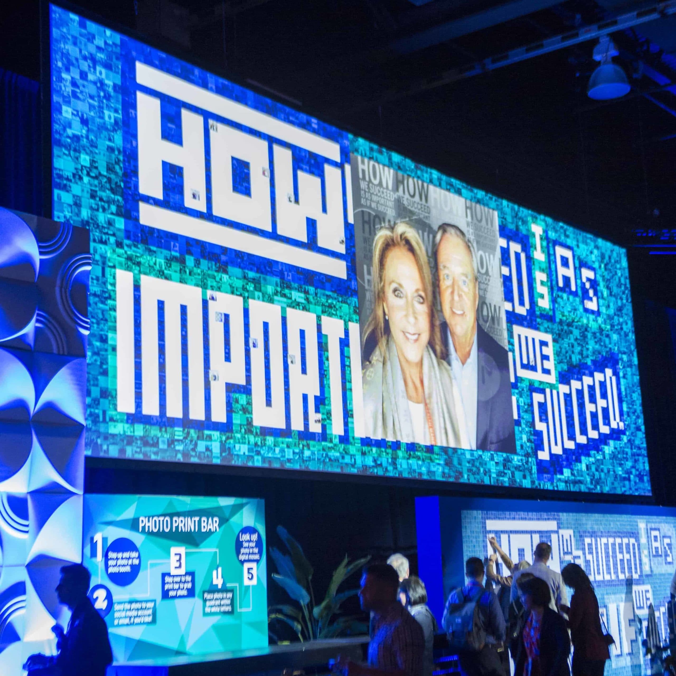 The World's Largest Print Mosaic Wall, Built Live