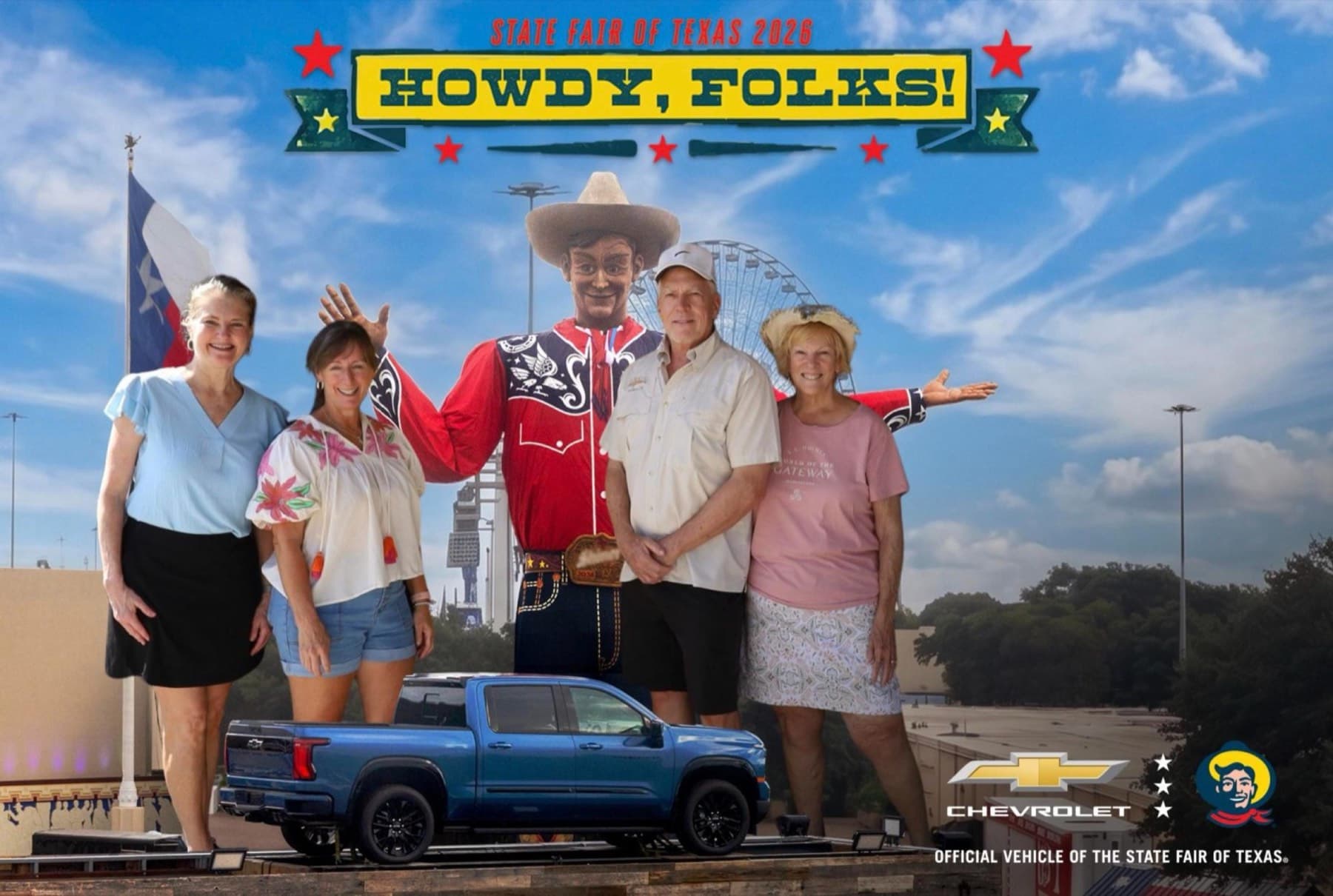 Pose with Big Tex: 13,614 Fairgoers in 24 Straight Days for Chevrolet at the State Fair of Texas