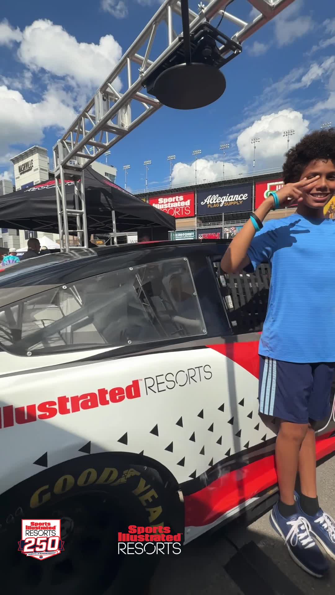 Trading Cards & Trackside Moments: Sports Illustrated Resorts at the Cracker Barrel 400