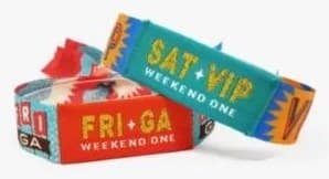 Full-color woven RFID festival wristbands