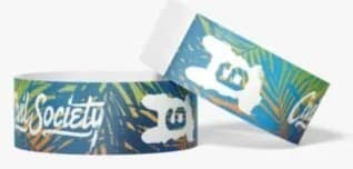 Full-color synthetic RFID wristbands